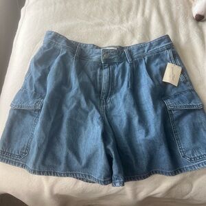 jean cargo shorts from target